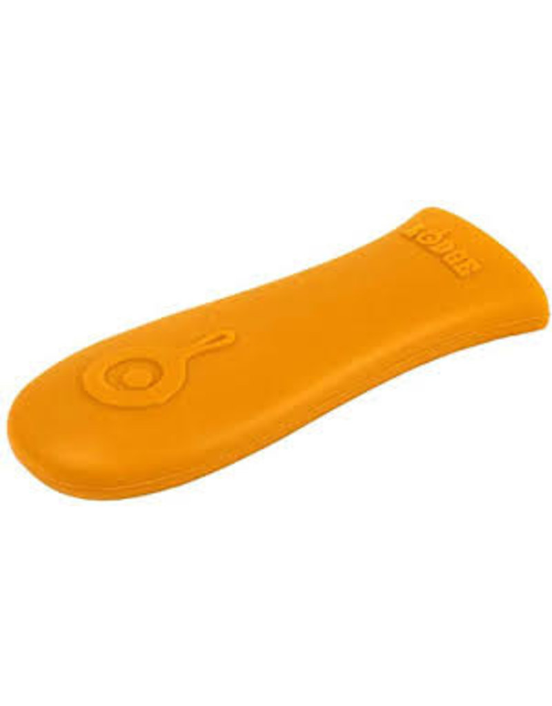 Lodge Silicone Hot Handle Holder Pot Grip, Orange cir disc