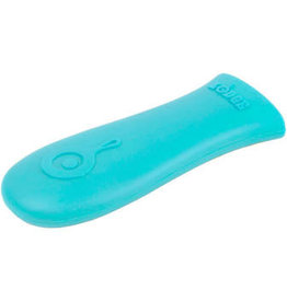 Lodge Silicone Hot Handle Holder Pot Grip, Turquoise cir