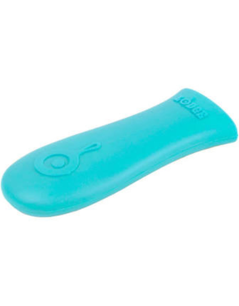 Lodge Silicone Hot Handle Holder Pot Grip, Turquoise cir