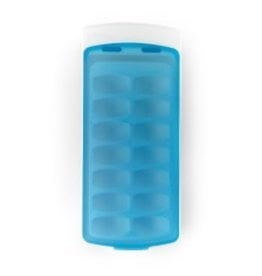 OXO Good Grips No Spill Ice Cube Tray with Silicone Lid White Blue ciw