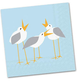 Boston International Cocktail Napkins, Seagulls, 20x