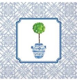 Boston International Cocktail Napkins, Topiary, 20x