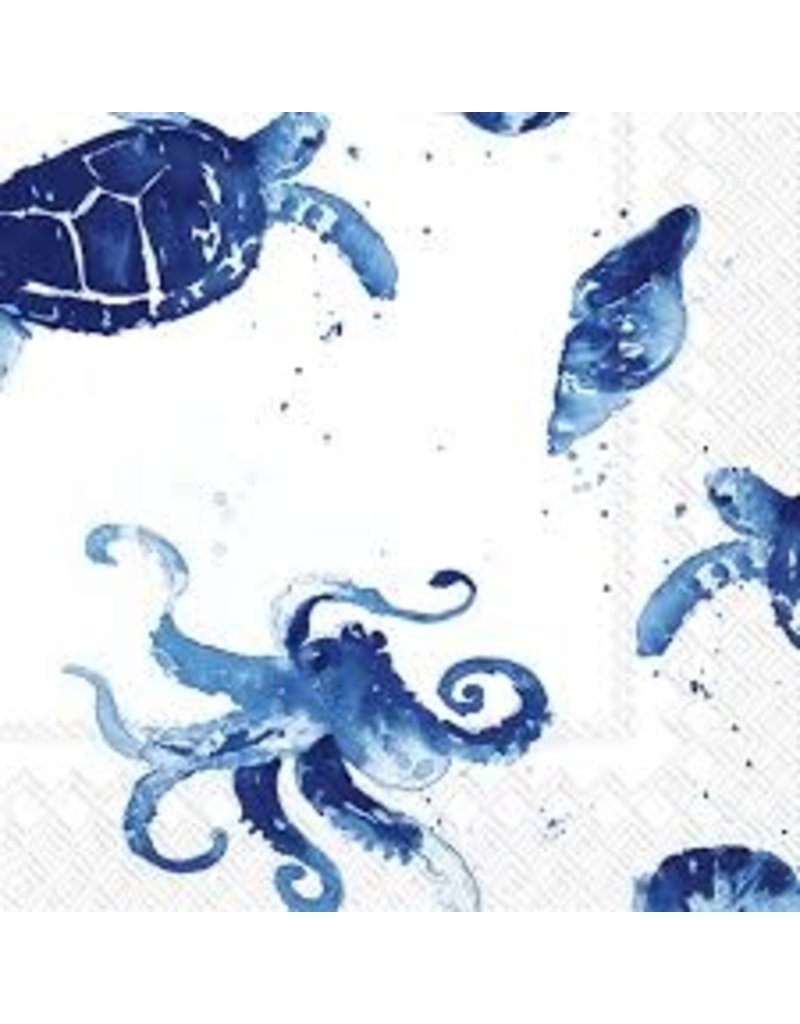 Boston International Cocktail Napkins, Under the Sea, 20x