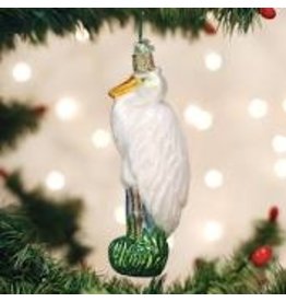 Old World Christmas Egret Ornament