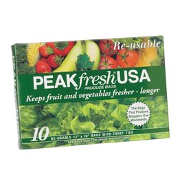 Harold Imports PeakFresh Reusable Produce Bags, Set of 10