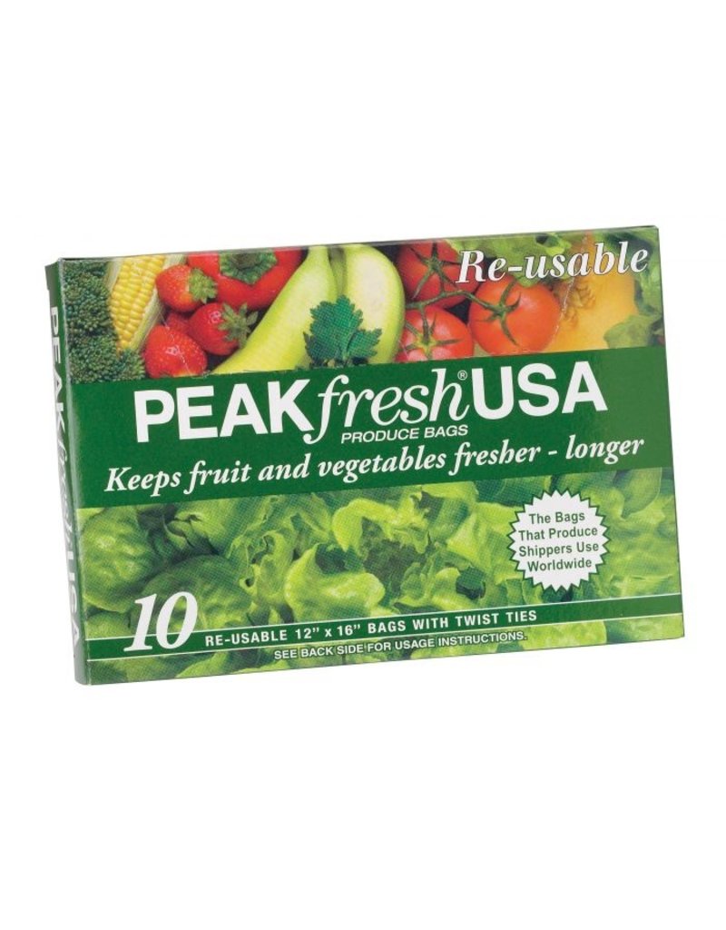 Harold Imports PeakFresh Reusable Produce Bags, Set of 10