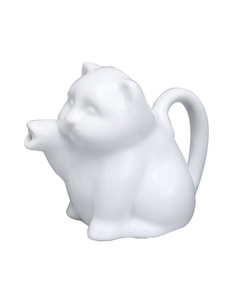 Harold Imports White Porcelain CAT Creamer 2oz/6