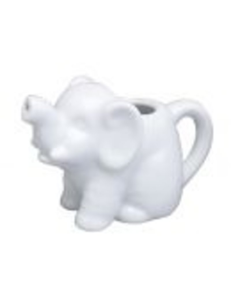 Harold Imports White Porcelain ELEPHANT Creamer 2oz/6
