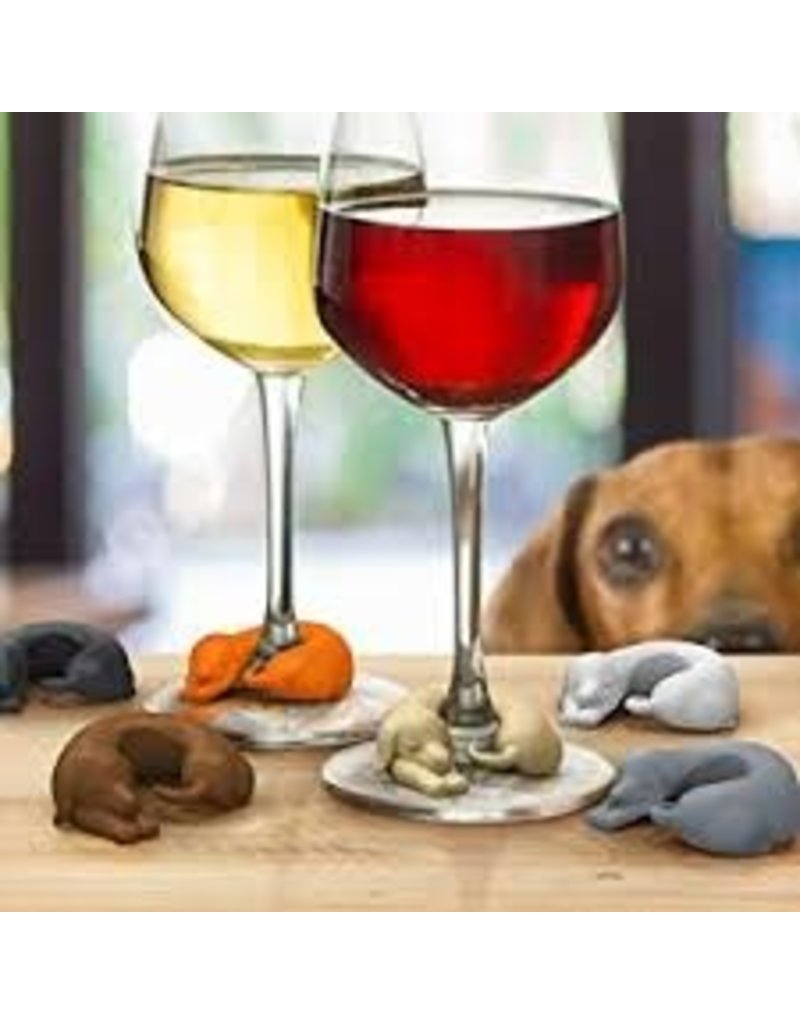 Fred/Lifetime Winer Dogs Wine Markers Set of 6