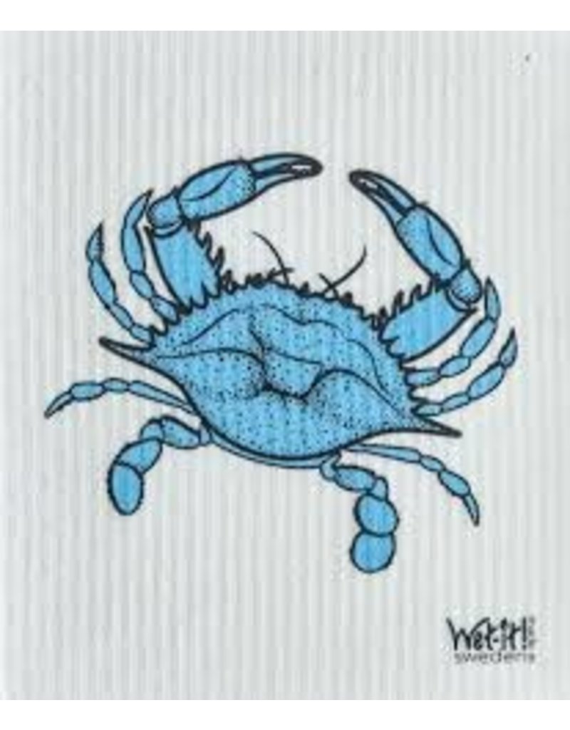 Wet-It Swedish Dish Cloth Blue Crab
