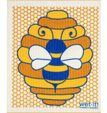 Wet-It Swedish Dish Cloth Honey Bee disc