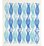 Wet-It Swedish Dish Cloth Blue Fish