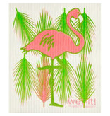 Wet-It Swedish Dish Cloth Flamingo