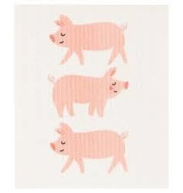 Now Designs Swedish Dish Cloth Piggy now DISC