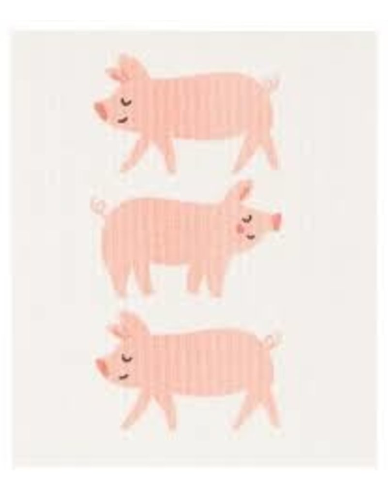 Now Designs Swedish Dish Cloth Piggy now DISC