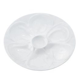 Harold Imports Porcelain Oyster Plate Porcelain