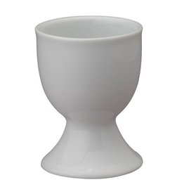 Harold Imports White Porcelain Single Egg Cup DISC
