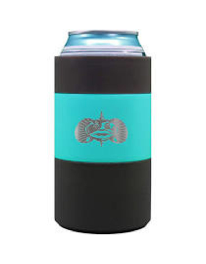 Toadfish Non-Tipping Can Cooler/Koozie, teal