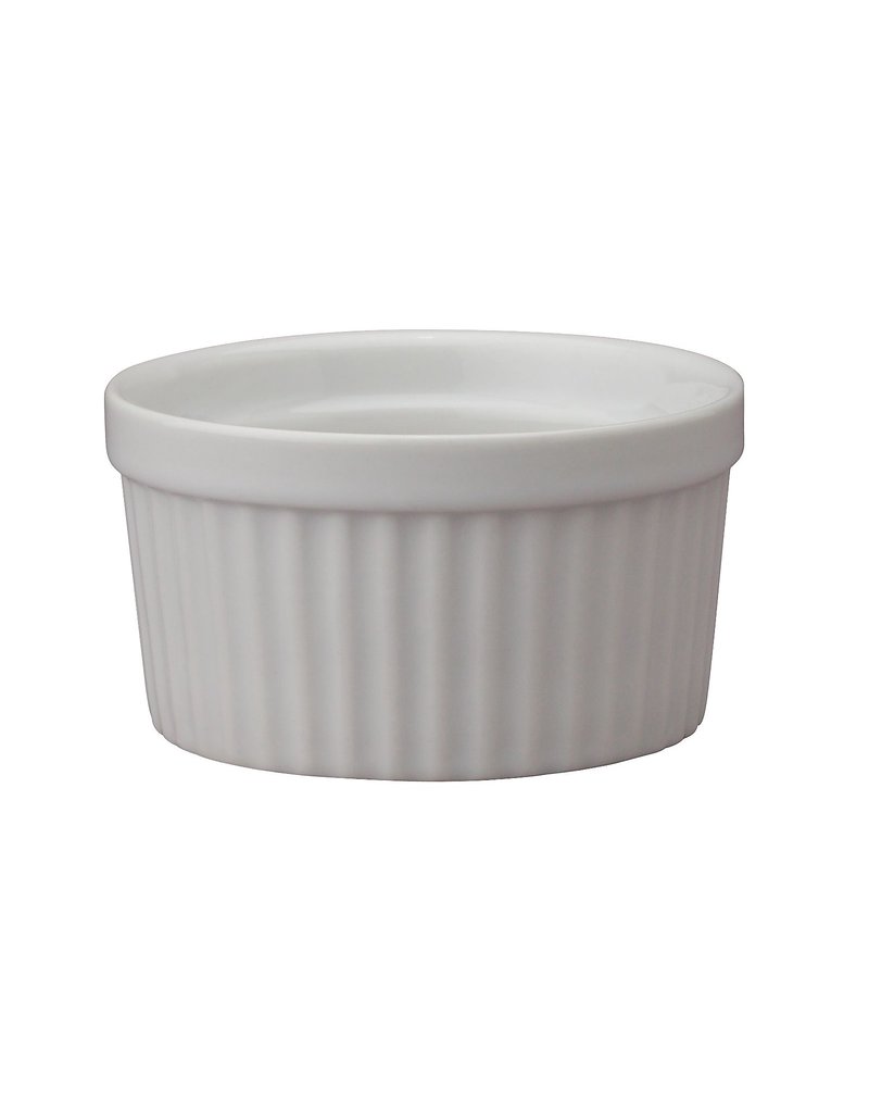 Harold Imports HIC White Porcelain Ramekin, 4oz/4 cir