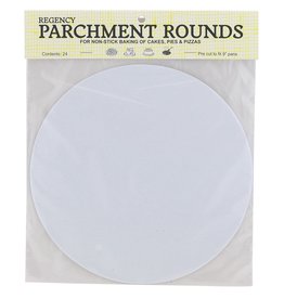 Harold Imports Regency Parchment Rounds 9"