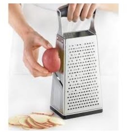 Cuisipro 4 Sided Box Grater with Bonus Ginger Base cirr