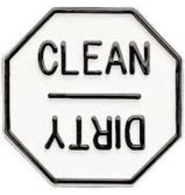 Foxrun Clean or Dirty Dishwasher Magnet, Plastic