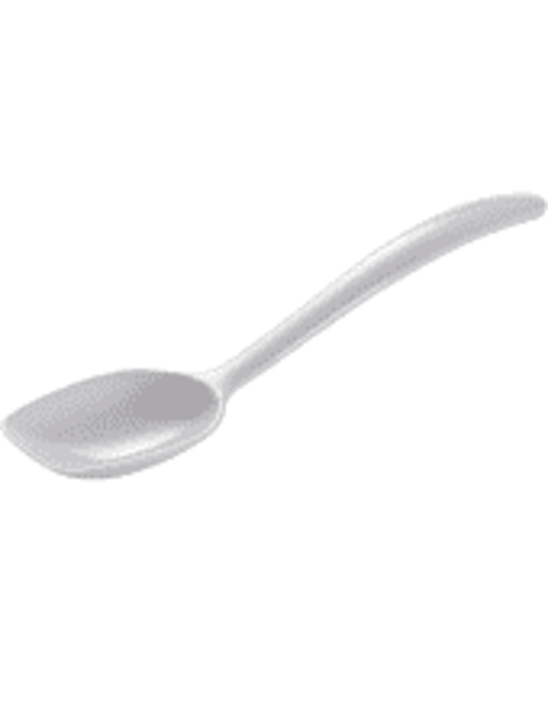 Gourmac/Hutzler Mini Spoon 7.5", Melamine, White