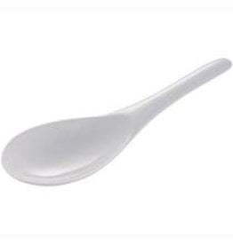 Gourmac/Hutzler Rice Wok Spoon 8.25", Melamine, White