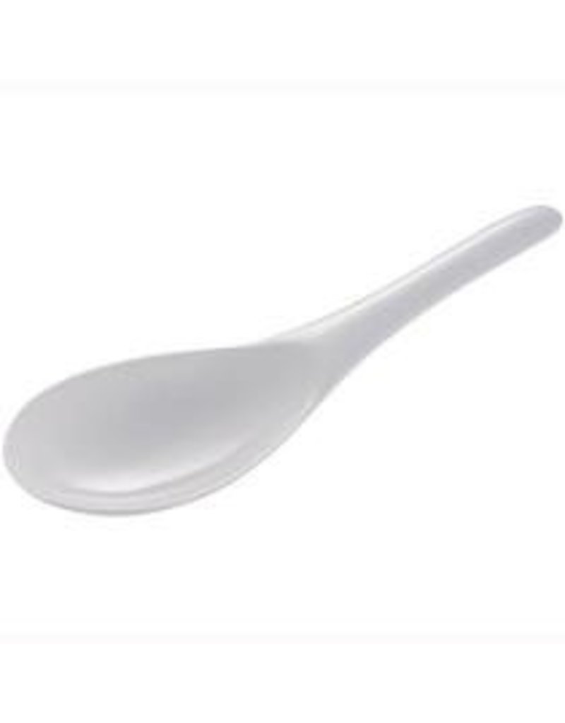 Gourmac/Hutzler Rice Wok Spoon 8.25", Melamine, White