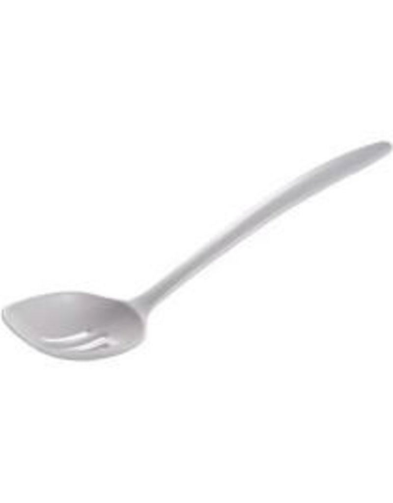 Gourmac/Hutzler Slotted Spoon 12", Melamine, White