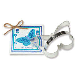 Ann Clark Cookie Cutter Butterfly with Recipe Card, TRAD