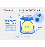 Butter Bell Butter Crock, Cafe Retro Cobalt Blue ciw
