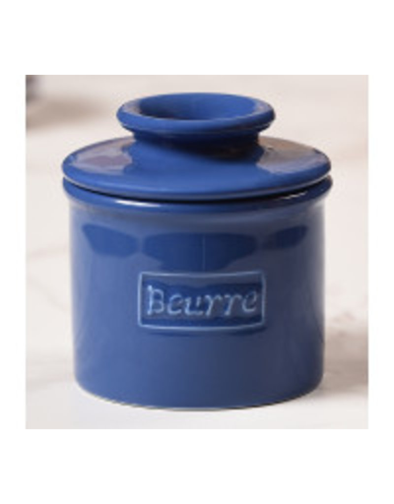 Butter Bell Butter Crock, Cafe Retro Royal Blue ciw