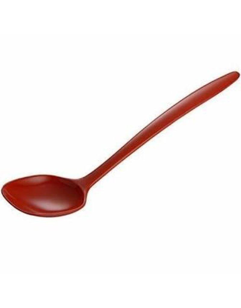 Gourmac/Hutzler Round Spoon 12", Melamine, Red