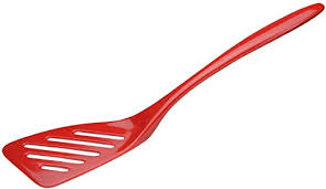 Gourmac Melamine 12.5 Slotted Turner, Red