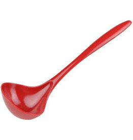 Gourmac/Hutzler Soup Ladle 11", Melamine, Red