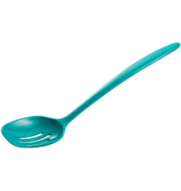 Gourmac/Hutzler Slotted Spoon 12", Melamine, Turquoise