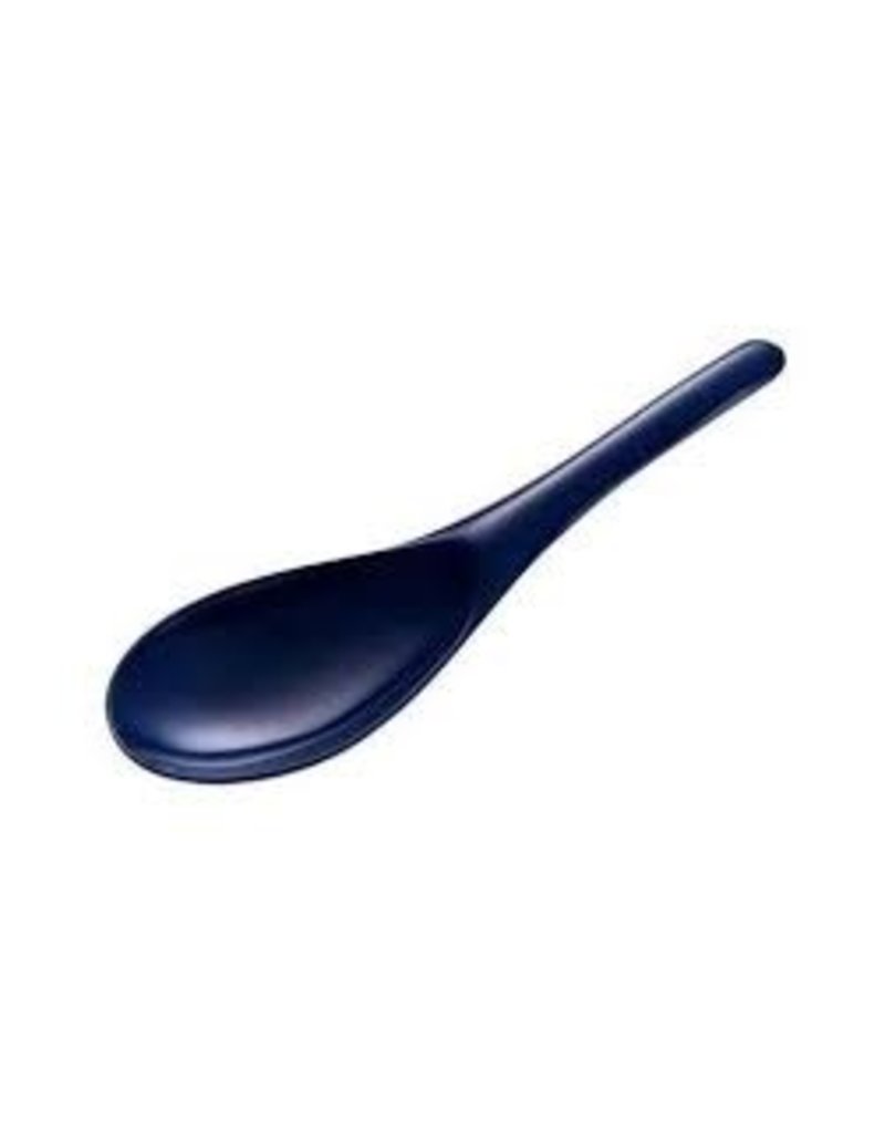 Gourmac/Hutzler Rice Wok Spoon 8.25", Melamine, Cobalt Blue