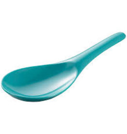 Gourmac/Hutzler Rice Wok Spoon 8.25", Melamine, Turquoise