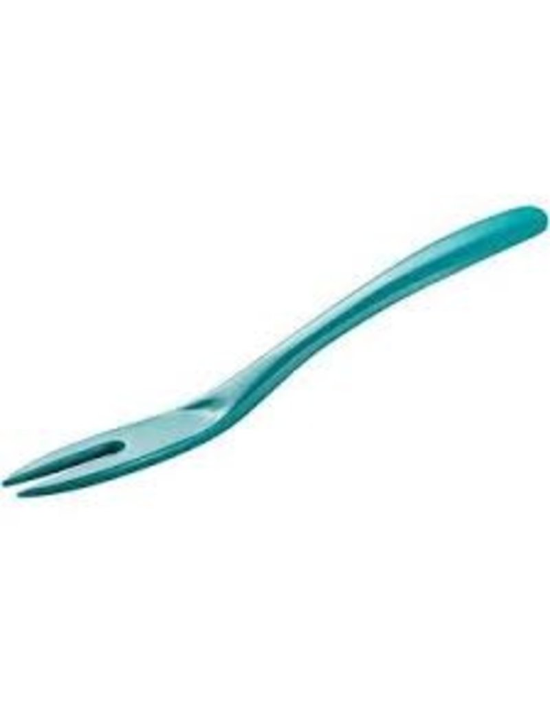 Gourmac/Hutzler Mini Fork 7.75", Melamine, Turquoise