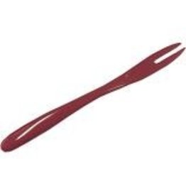 Gourmac/Hutzler Mini Fork 7.75", Melamine, Red