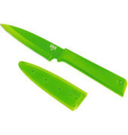 Kuhn Rikon Paring Knife Green, straight edge