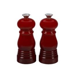 Le Creuset Petite Salt and Pepper Cerise Red 5"