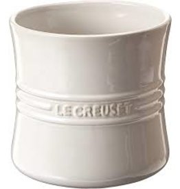 Le Creuset Stoneware Utensil Crock White,2.75qt cir