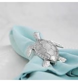 Supreme Housewares Sea Turtle Napkin Rings, Set of 4, zinc+stainless