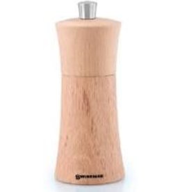 Swissmar Torre Natural Beech Wood PEPPER Mill 6''