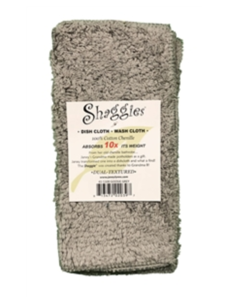 Janey Lynn Shaggy Towel-Light Gray Goose