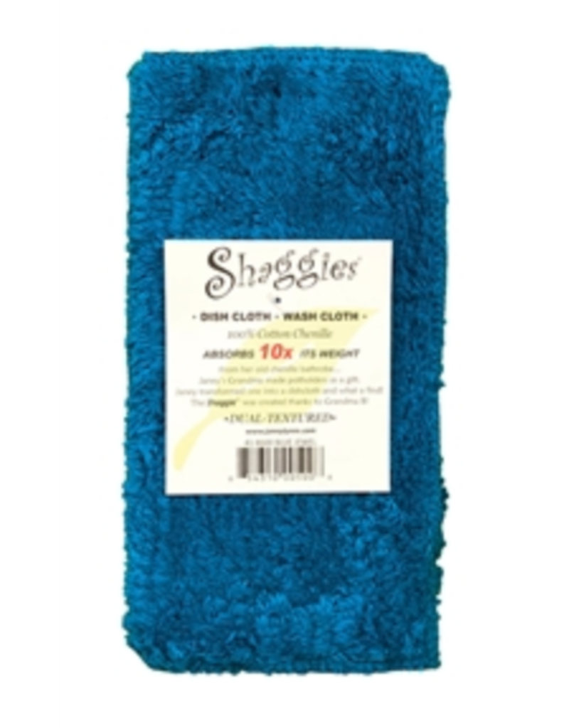 Janey Lynn Shaggy Towel-Blue Jewel disc