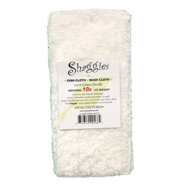 Janey Lynn Shaggy Towel-White