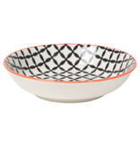Now Designs Stamped Dipper Bowl Black Lattice, 3.75"*